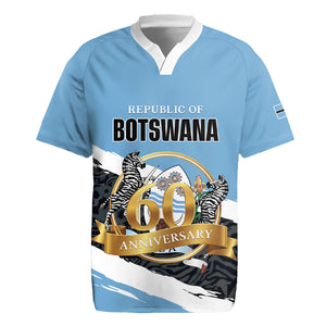 Personalized Botswana 2026 Rugby Jersey 60th Anniversary