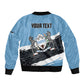 Personalized Botswana 2026 Sleeve Zip Bomber Jacket 60th Anniversary