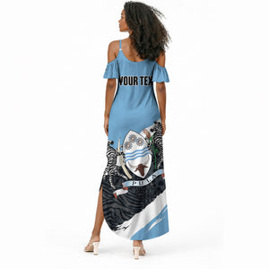 Personalized Botswana 2026 Summer Maxi Dress 60th Anniversary