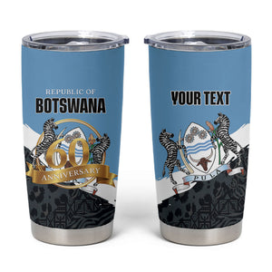 Personalized Botswana 2026 Tumbler Cup 60th Anniversary