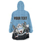 Personalized Botswana 2026 Wearable Blanket Hoodie 60th Anniversary