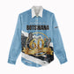 Personalized Botswana 2026 Women Casual Shirt 60th Anniversary