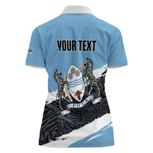 Personalized Botswana 2026 Women Polo Shirt 60th Anniversary
