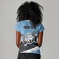 Personalized Botswana 2026 Women V-Neck T-Shirt 60th Anniversary