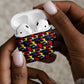 Haiti Map Camouflage Colorful AirPods Case - African Pride