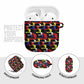 Haiti Map Camouflage Colorful AirPods Case - African Pride