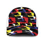 Haiti Map Camouflage Colorful Baseball Net Cap - African Pride