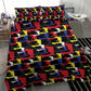 Haiti Map Camouflage Colorful Bedding Set - African Pride