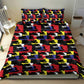 Haiti Map Camouflage Colorful Bedding Set - African Pride