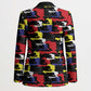 Haiti Map Camouflage Colorful Blazer - African Pride