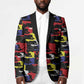 Haiti Map Camouflage Colorful Blazer - African Pride