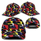 Haiti Map Camouflage Colorful Classic Cap - African Pride