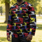 Haiti Map Camouflage Colorful Hockey Jersey - African Pride