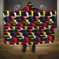 Haiti Map Camouflage Colorful Hooded Blanket - African Pride