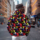 Haiti Map Camouflage Colorful Hoodie - African Pride