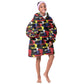 Haiti Map Camouflage Colorful Kid Wearable Blanket Hoodie - African Pride