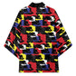 Haiti Map Camouflage Colorful Kimono - African Pride
