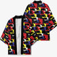 Haiti Map Camouflage Colorful Kimono - African Pride