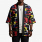 Haiti Map Camouflage Colorful Kimono - African Pride