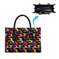 Haiti Map Camouflage Colorful Leather Bag - African Pride
