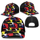 Haiti Map Camouflage Colorful Mesh Trucker Cap - African Pride