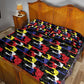 Haiti Map Camouflage Colorful Quilt Bed Set - African Pride