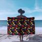 Haiti Map Camouflage Colorful Sarong - African Pride