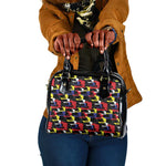 Haiti Map Camouflage Colorful Shoulder Handbag - African Pride