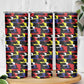 Haiti Map Camouflage Colorful Skinny Tumbler - African Pride