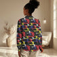 Haiti Map Camouflage Colorful Women Casual Shirt - African Pride