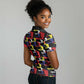 Haiti Map Camouflage Colorful Women Polo Shirt - African Pride