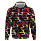 Haiti Map Camouflage Colorful Zip Hoodie - African Pride