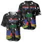 Personalized Haiti Map Camouflage Baseball Jersey Unique Style - African Pride