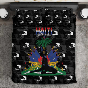 Haiti Map Camouflage Bedding Set Unique Style - African Pride