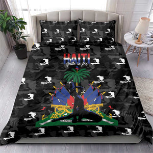 Haiti Map Camouflage Bedding Set Unique Style - African Pride
