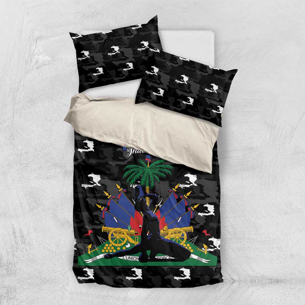 Haiti Map Camouflage Bedding Set Unique Style - African Pride