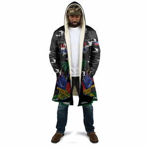 Personalized Haiti Map Camouflage Cloak Unique Style - African Pride