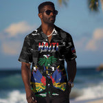 Personalized Haiti Map Camouflage Hawaiian Shirt Unique Style - African Pride