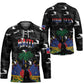 Personalized Haiti Map Camouflage Hockey Jersey Unique Style - African Pride