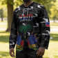 Personalized Haiti Map Camouflage Hockey Jersey Unique Style - African Pride