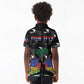 Personalized Haiti Map Camouflage Kid Polo Shirt Unique Style - African Pride