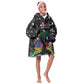 Personalized Haiti Map Camouflage Kid Wearable Blanket Hoodie Unique Style - African Pride