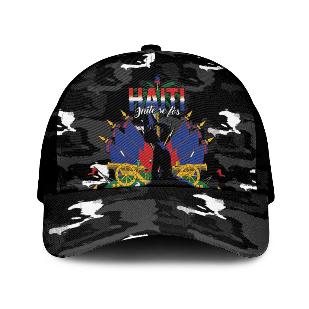 Haiti Map Camouflage Mesh Trucker Cap Unique Style - African Pride