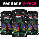 Haiti Map Camouflage Neck Gaiter Unique Style - African Pride