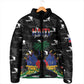 Personalized Haiti Map Camouflage Padded Jacket Unique Style - African Pride