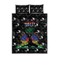 Haiti Map Camouflage Quilt Bed Set Unique Style - African Pride