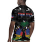 Personalized Haiti Map Camouflage Rugby Jersey Unique Style - African Pride