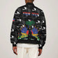 Personalized Haiti Map Camouflage Sleeve Zip Bomber Jacket Unique Style - African Pride