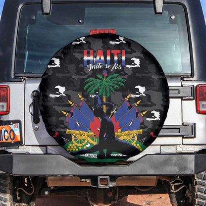 Haiti Map Camouflage Spare Tire Cover Unique Style - African Pride