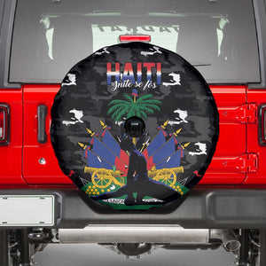 Haiti Map Camouflage Spare Tire Cover Unique Style - African Pride